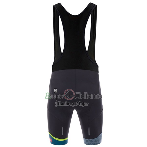 Granada Vuelta Espana Ropa Ciclismo Culotte Corto 2017 Hombre Mangas Cortas Azul